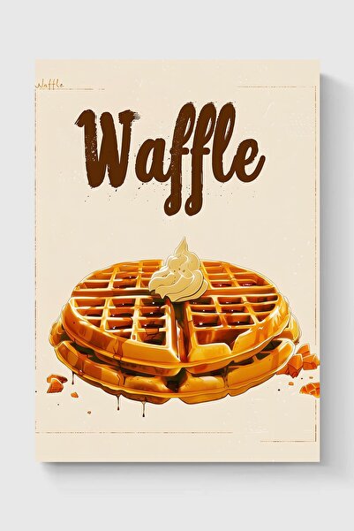 Luna Marissa Αφίσα τοίχου χωρίς πλαίσιο με σχέδιο βάφλας