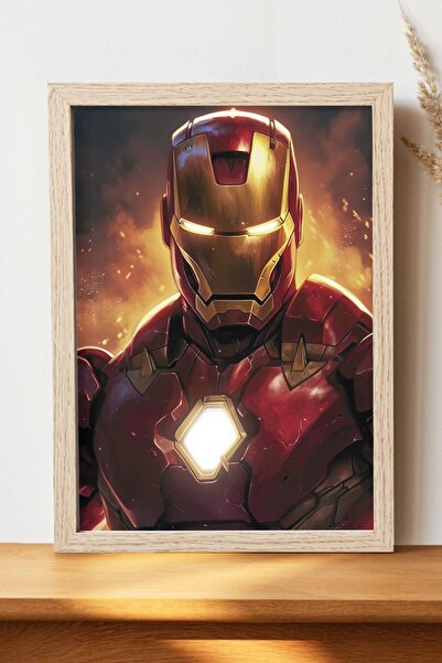 Luna Marissa Iron Man Marvel Poster - Çerçevesiz Parlak Kağıt Duvar Posteri