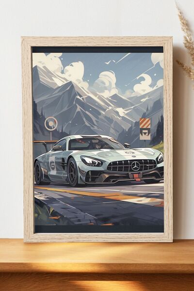 Luna Marissa Αφίσα Mercedes - Αφίσα αυτοκινήτου από γυαλιστερό χαρτί χωρίς πλ...