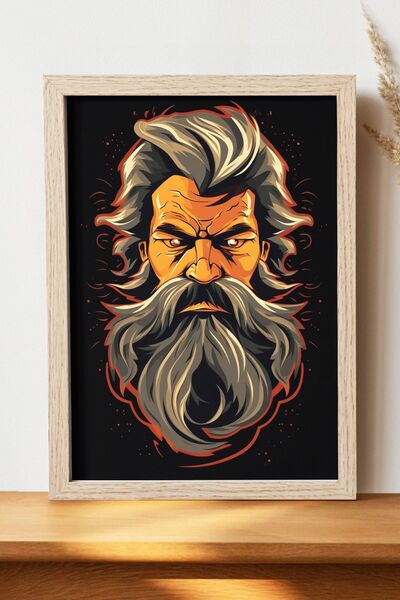 Luna Marissa Αφίσα Ζεύς - Αφίσα τοίχου από γυαλιστερό χαρτί χωρίς πλαίσιο