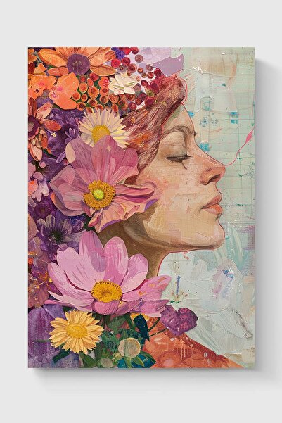 Luna Marissa Καλλιτεχνική αφίσα με λουλούδια για κορίτσια χωρίς πλαίσιο