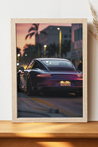 Luna Marissa Αφίσα Porsche 911 - Αφίσα αυτοκινήτου από γυαλιστερό χαρτί χωρίς...