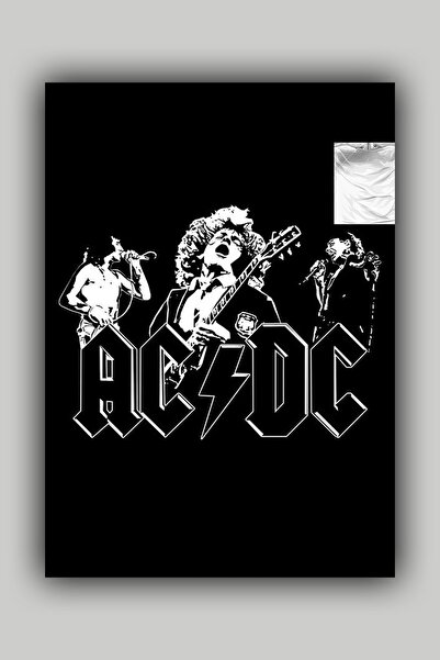 Luna Marissa Μίνιμαλ αφίσα AC DC - Αφίσα τοίχου χωρίς πλαίσιο