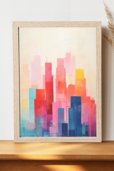 Luna Marissa Πολύχρωμη αφίσα ουρανόφωτων - Αφίσα τοίχου από γυαλιστερό χαρτί ...