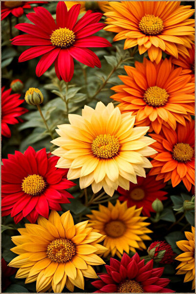 Rugs Modern Halı Floral Açan Çiçekli Desenli Dekoratif ve Dokuma Taban Yıkana...