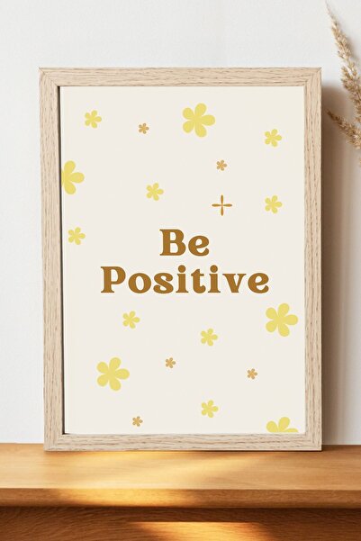 Luna Marissa Αφίσα Be Positive - Αφίσα τοίχου από γυαλιστερό χαρτί χωρίς πλαίσιο