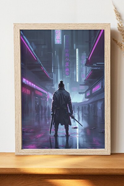 Luna Marissa Αφίσα Swordsmen Cyberpunk - Αφίσα τοίχου από γυαλιστερό χαρτί χω...