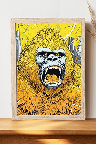 Luna Marissa Αφίσα King Kong - Αφίσα τοίχου από γυαλιστερό χαρτί χωρίς πλαίσιο