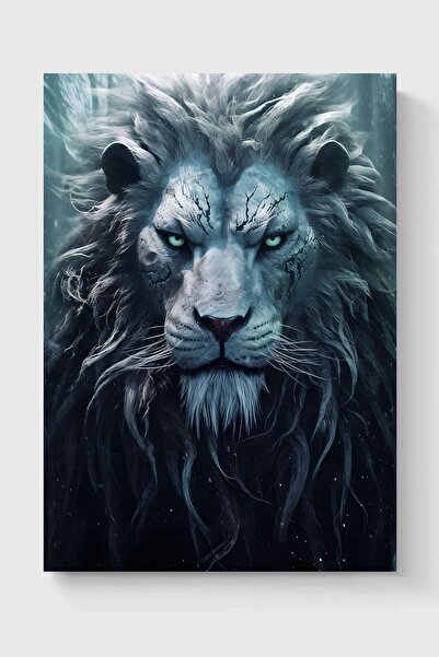 Luna Marissa Καλλιτεχνική αφίσα λιονταριού χωρίς πλαίσιο τοίχου