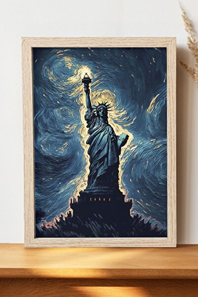 Luna Marissa Αφίσα το Μνημείο της Ελευθερίας - Αφίσα ψηφιακής τέχνης από χοντ...