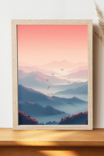 Luna Marissa Αφίσα τοπίων - Αφίσα τοίχου από γυαλιστερό χαρτί χωρίς πλαίσιο