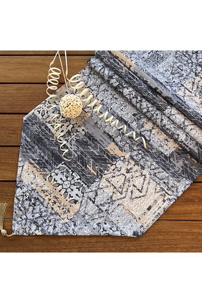 desen izmir New Season Motif Patterned Runner Cover