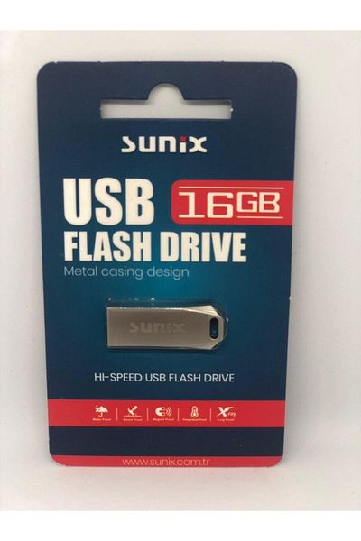 threed محرك أقراص فلاش معدني USB سعة 16 جيجابايت من Sunix