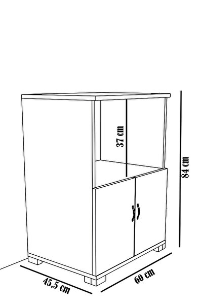 Remaks Çok Amaçlı Ofis Evrak Dolabı - Beyaz
