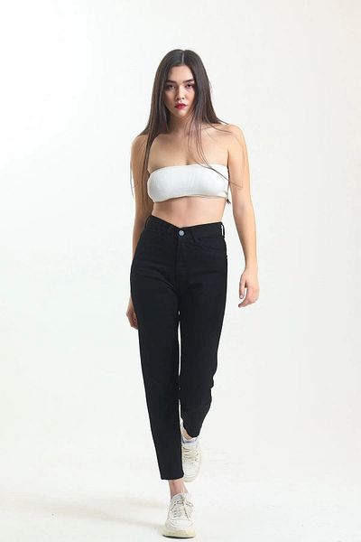geenz manifacture Marnie Mom - Blugi Mom cu talie super înaltă