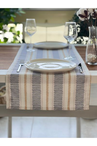 desen izmir New Season - Elegant Patterned Square Tip Runner Cover