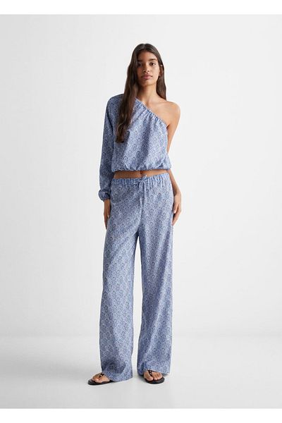 Mango Teen Dark Blue Pants for Kids