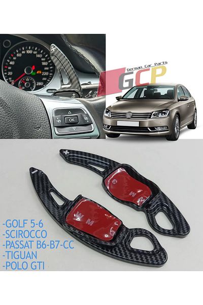 GCP German Car Parts Passat B7 F1 - Shift Pedal and Headset Accessory Carbon