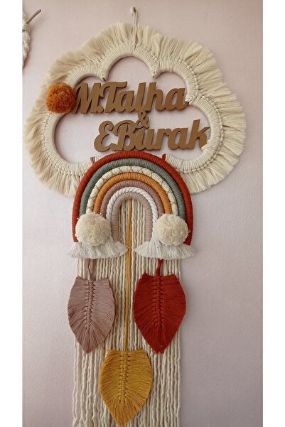 Makrome Bebek Kapı Dekoru