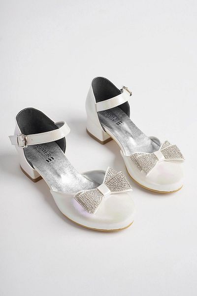 Ramer Bow Tie Girl's Evening Dress Shoes