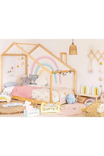 OPPİPO Ahşap Montessori Karyola - Masif Ahşap Karyola - Montessori Çocuk Ve B...