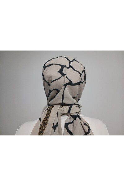 Minelli Μαλακό σάλι με μοτίβο από μάρμαρο