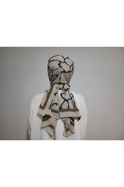 Minelli Μαλακό σάλι με μοτίβο από μάρμαρο