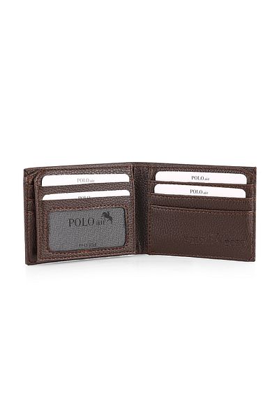 Polo Air Men's Classic Brown Wallet - SETE-3017-CDN-K