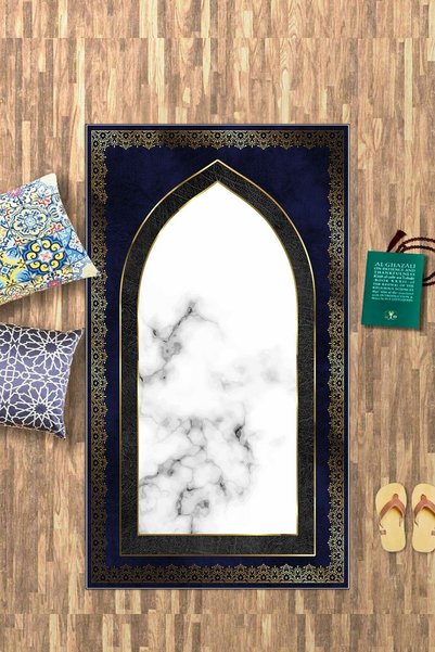 Generic Brand Digital Printed Non-Slip Washable (70X130) Gift Prayer Mat Prayer Rug