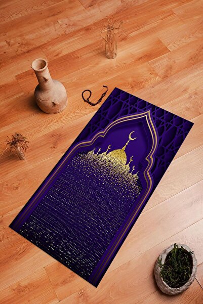 Napoli Home Covoraș de rugăciune digital cu imprimeu anti-alunecare, lavabil ...