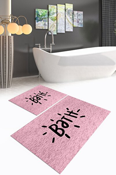 Napoli Home Digitalna štampa komad Protivklizno Perivo Kupatilo Dvostruki set...