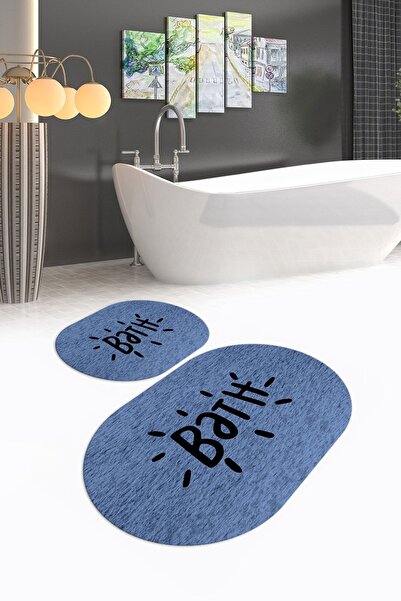 Napoli Home Digitalna štampa komad Protivklizno Perivo Ovalni set za kupatilo...