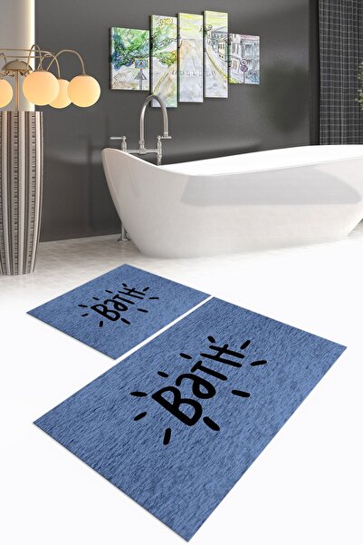 Napoli Home Digitalna štampa komad Protivklizno Perivo Kupatilo Dvostruki set...