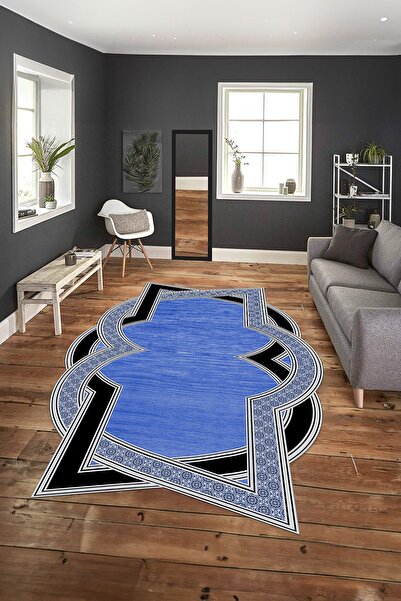 Alkilim Dijital Baskılı Kaymaz Taban Yıkanabilir Lazer Kesim Yolluk Mutfak Sa...