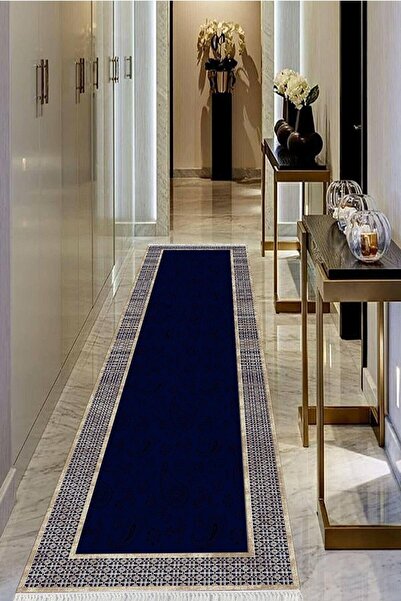 Viyana Home Dijital Baskılı Kaymaz Taban Yıkanabilir Modern Salon Halısı Kori...