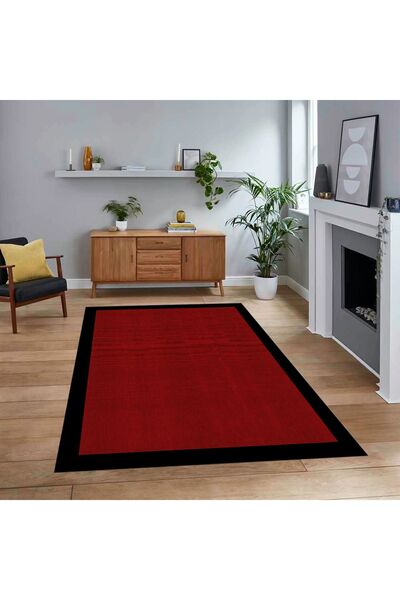 Viyana Home Dijital Baskılı Kaymaz Taban Yıkanabilir Jüt-Hasır Desen Mutfak S...