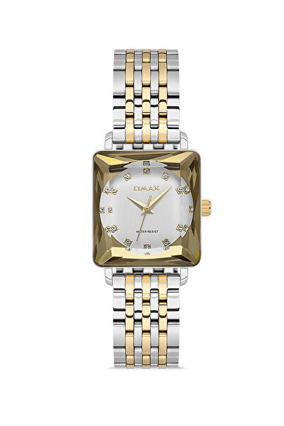 Omax ساعة يد نسائية | تناظرية | سوار من الفولاذ المقاوم للصدأ | تصميم أنيق