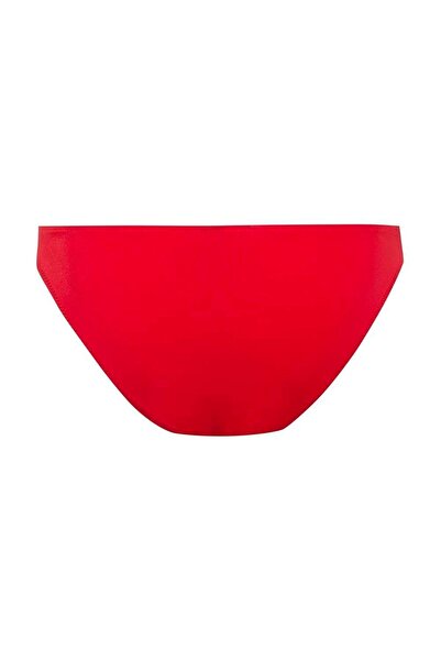 U.S. Polo Assn. Women's Red Thin Edge Bikini Bottom
