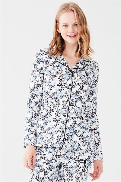 U.S. Polo Assn. US Polo Assn16655 Women's Long Sleeve Pajama Set-navy blue