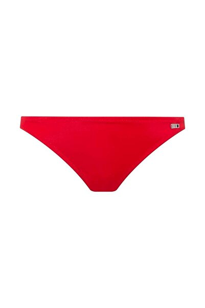 U.S. Polo Assn. Women's Red Thin Edge Bikini Bottom