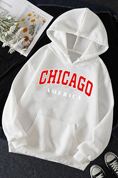 trendypassion سويت شيرت مطبوع من تشياجو للجنسين