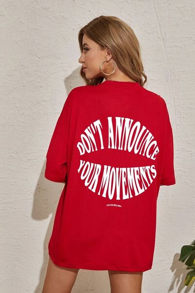 trendypassion Μπλουζάκι Unisex Dont Printed