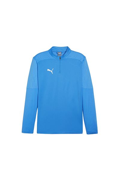 Puma Teamfinal Training 1/4 Zip Top για ανδρική προπόνηση ποδοσφαίρου - Μακρυμάνικο μπλε μπλουζάκι 65855102
