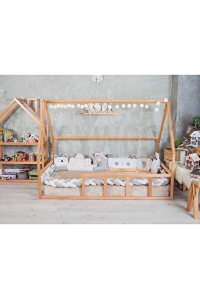 OPPİPO Ahşap Montessori Karyola Masif Ahşap Karyola Opmont-04