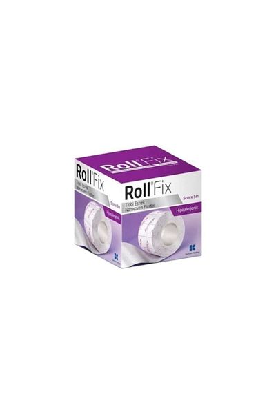 Roll Fix 5cm X 5m Elastic Fixing Band - Flaster - 8 Pieces