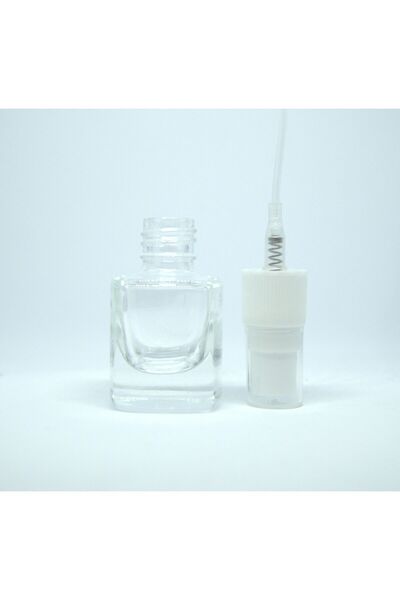 D&B YOL Parfüm Ve Kolonya Şişesi 5 Ml 3 Adet Boş Cam Beyaz Sprey Şişe