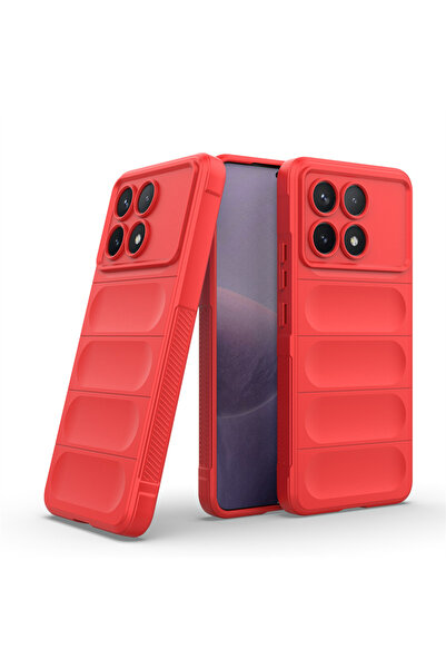 Rivor Xiaomi Poco X6 Pro Kılıf Kamera Korumalı Parmak İzi Bırakmayan İçi Kadi...