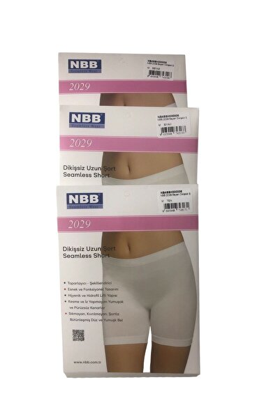 NBB Γυναικεία συλλογή 3 χρωμάτων χωρίς ραφή σορτς μπόξερ