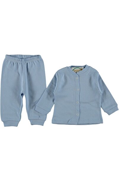 Sevilla PUANTİYELİ ÖNDEN ÇITÇITLI  RİBANALI BEBEK TAKIM 6 Ay,9 Ay,12 Ay Unisex