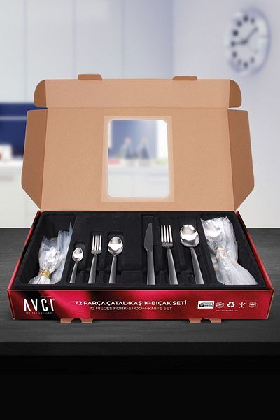Avcı Istanbul 72 Piece Cutlery Set